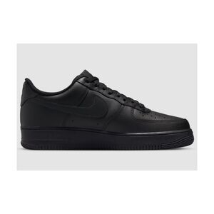 Nike All-Black Air Force 1 Leather Sneakers Size 12